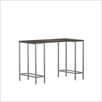 NewYork steel Stehtisch 160 x 80 wenge V2 schraeg